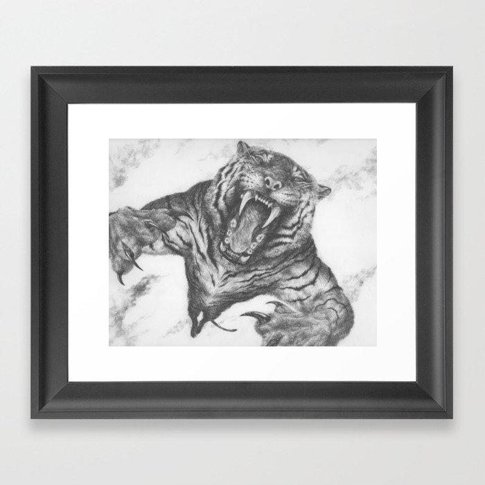 Tiger's Blood Framed Art Print