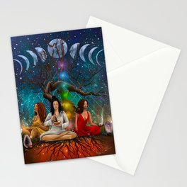 Vibrations of the Universe Stationery Card