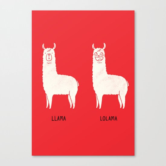 LOLama Canvas Print