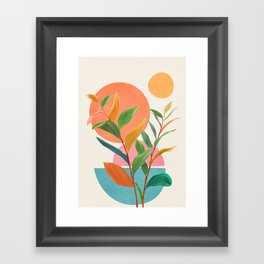 Colorful Branching Out 11 Framed Art Print
