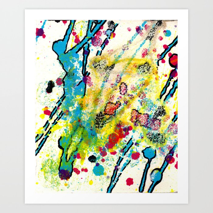 Experiments In Motion Quad 1 Part 3 Art Print By