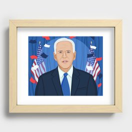 Joe Biden Recessed Framed Print