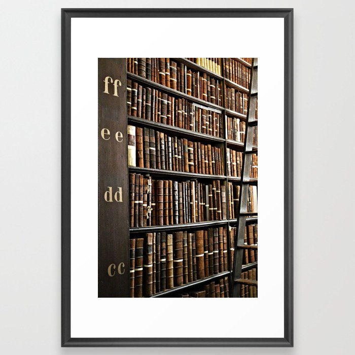 Library of Trinity College Framed Art Print
