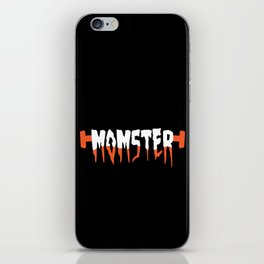 Momster Halloween Cool Mom Typographic iPhone Skin