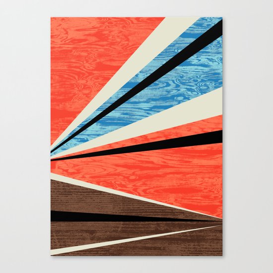 Graphic Woodgrain Canvas Print