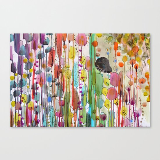 les moments Canvas Print