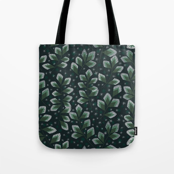 Evergreen Sprigs Tote Bag