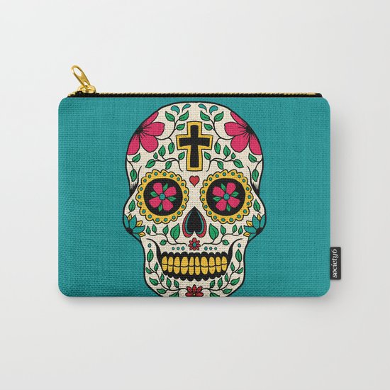 Skull Tattoo Carry-All Pouch