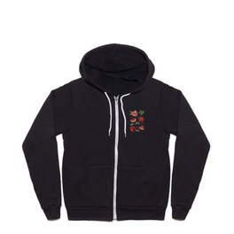 Pomegranates and Seeds Zip Hoodie