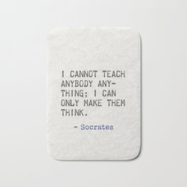 teach - Socrates Bath Mat