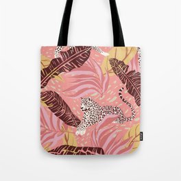 Leopard Crush Pink Tote Bag