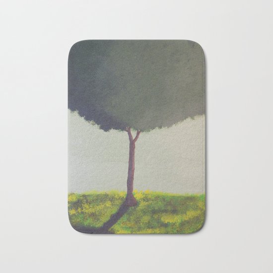 Green Tree Bath Mat