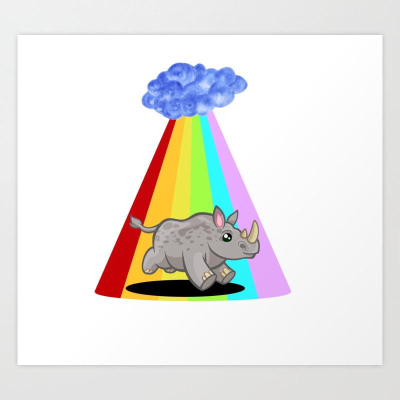 Chubby Unicorn Art Print By Teefav Society6