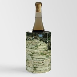 Colonnaded Street Hierapolis Pamukkale Photograph Wine Chiller