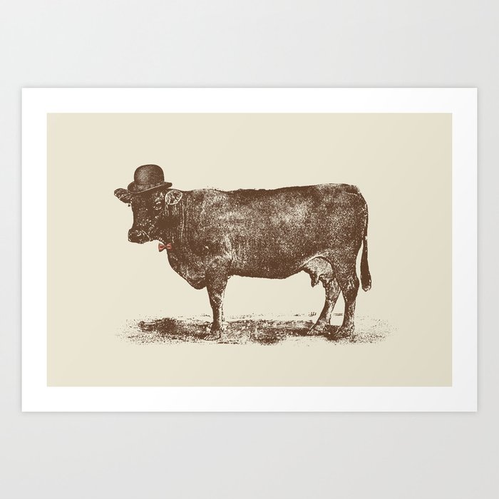Cow Cow Nut #1 Art Print