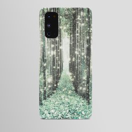 Magical Forest Seafoam Green Gray Android Case