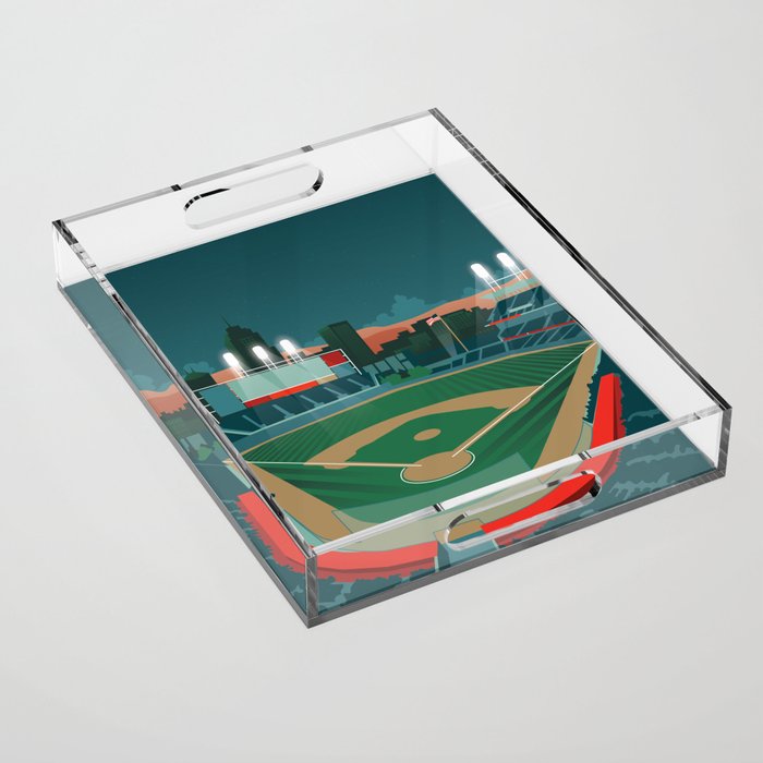 Baseball Acrylic Tray