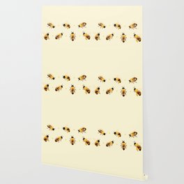 Cute Bees Wallpaper For Any Decor Style Society6