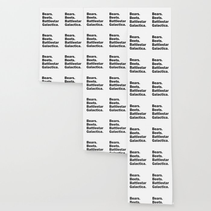 Bears Beets Battlestar Galactica Wallpaper By Artwarehouse Society6