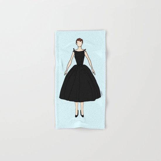 Audrey Hepburn Vintage Retro Fashion 1 Hand & Bath Towel