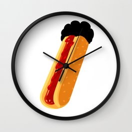 Glizzyman17 Wall Clock | Twitch, Game, Graphicdesign, Digital, Comedy, Pattern, Food, Glizzy, Stream 