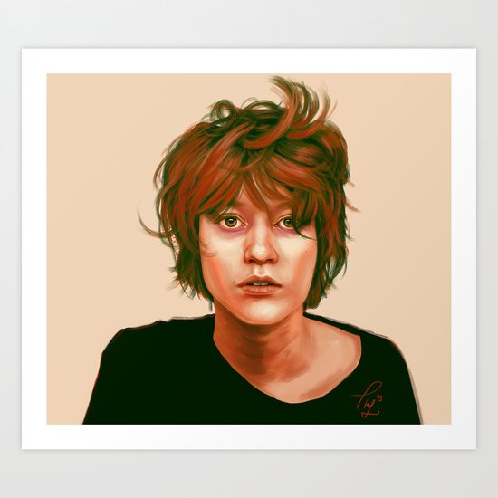 Take a look in the mirror Art Print