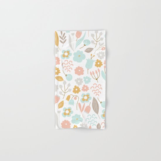 Cute flower pattern Hand & Bath Towel