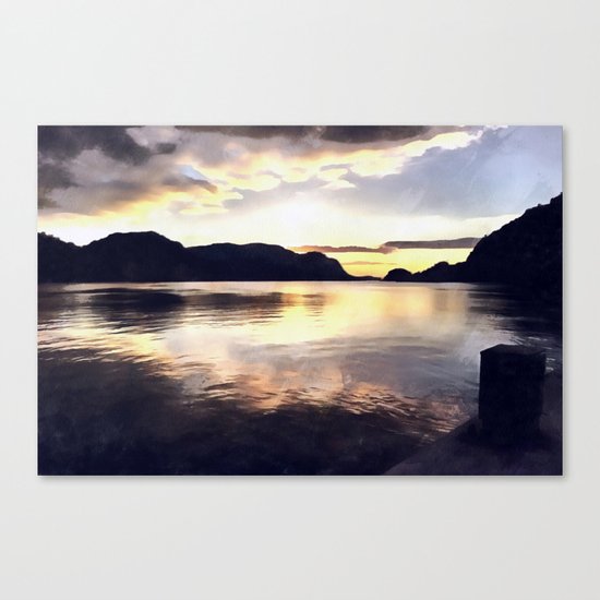 Icmeler Seascape Canvas Print