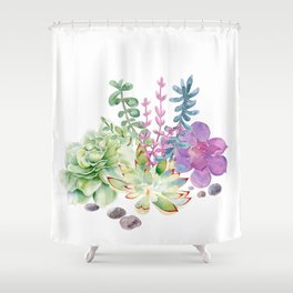 Succulents Shower Curtains Society6