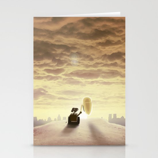 Robo-love Stationery Cards
