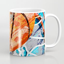 Modern basketball art 3 Coffee Mug