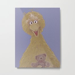 Big Bird & Radar Metal Print | Muppets, Elmo, Acrylic, Sesamestreet, Children, Bigbird, Digital, Graphite, Radarteddybear, Bird 