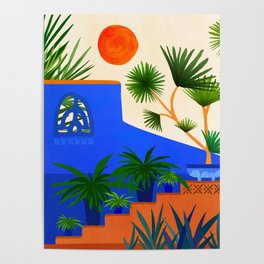 Southwest Desert Garden Landscape Poster