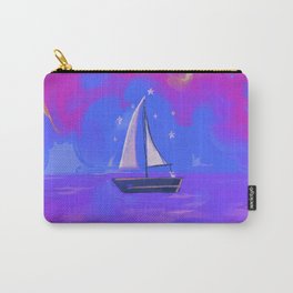 Blue Boat Carry-All Pouch