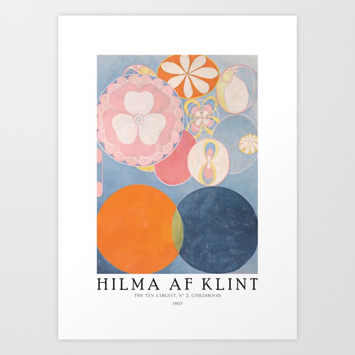 Hilma Af Klint - The Ten Largest, Nº 2, Childhood Art Print