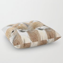Alpaca Line Up Floor Pillow