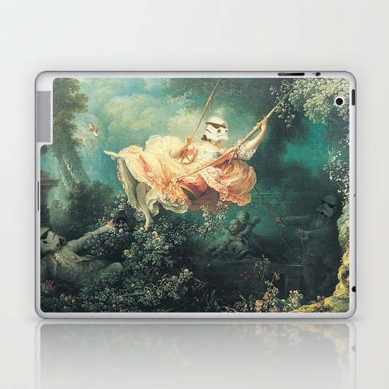 Homage to Fragonard, "The Swinging Stormtrooper". Laptop & iPad Skin