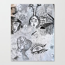 anxiety and whatnot  Canvas Print