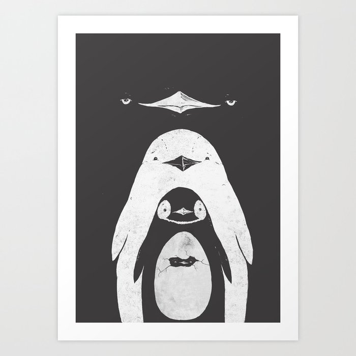 Penguinception - The Penguins Art Print