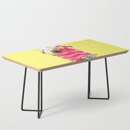 Cute Flowers Cats Sweethearts Coffee Table