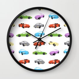 Supercars Wall Clock