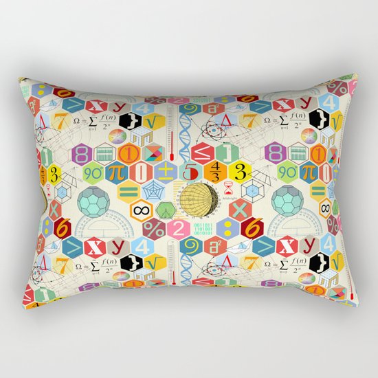 Math in color (little) Rectangular Pillow