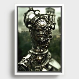 Robo-Sapiens Framed Canvas