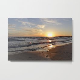 Sunset By The Beach Metal Print