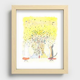 Poetry Hounds Recessed Framed Print