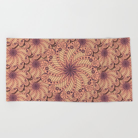 Brown Beach Towel