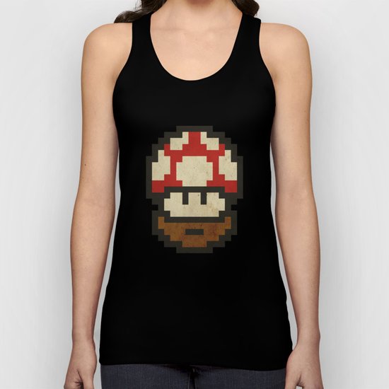 Bearded mushroom Unisex Tank Top