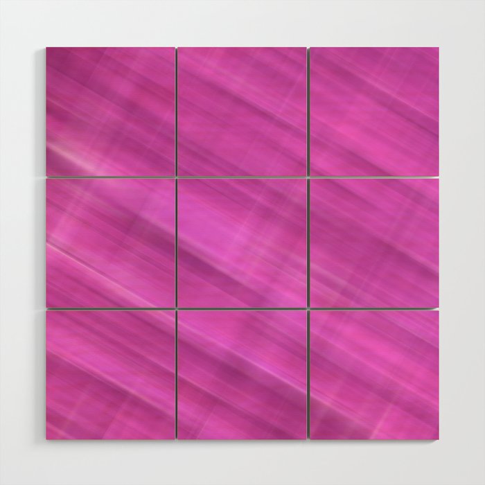 Purple in lines Wood Wall Art