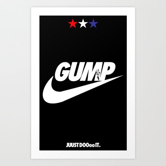 Gump- JustDoIt Art Print