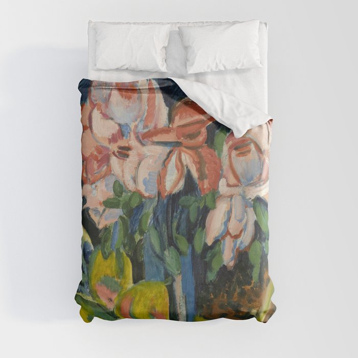 Pink Roses Duvet Cover